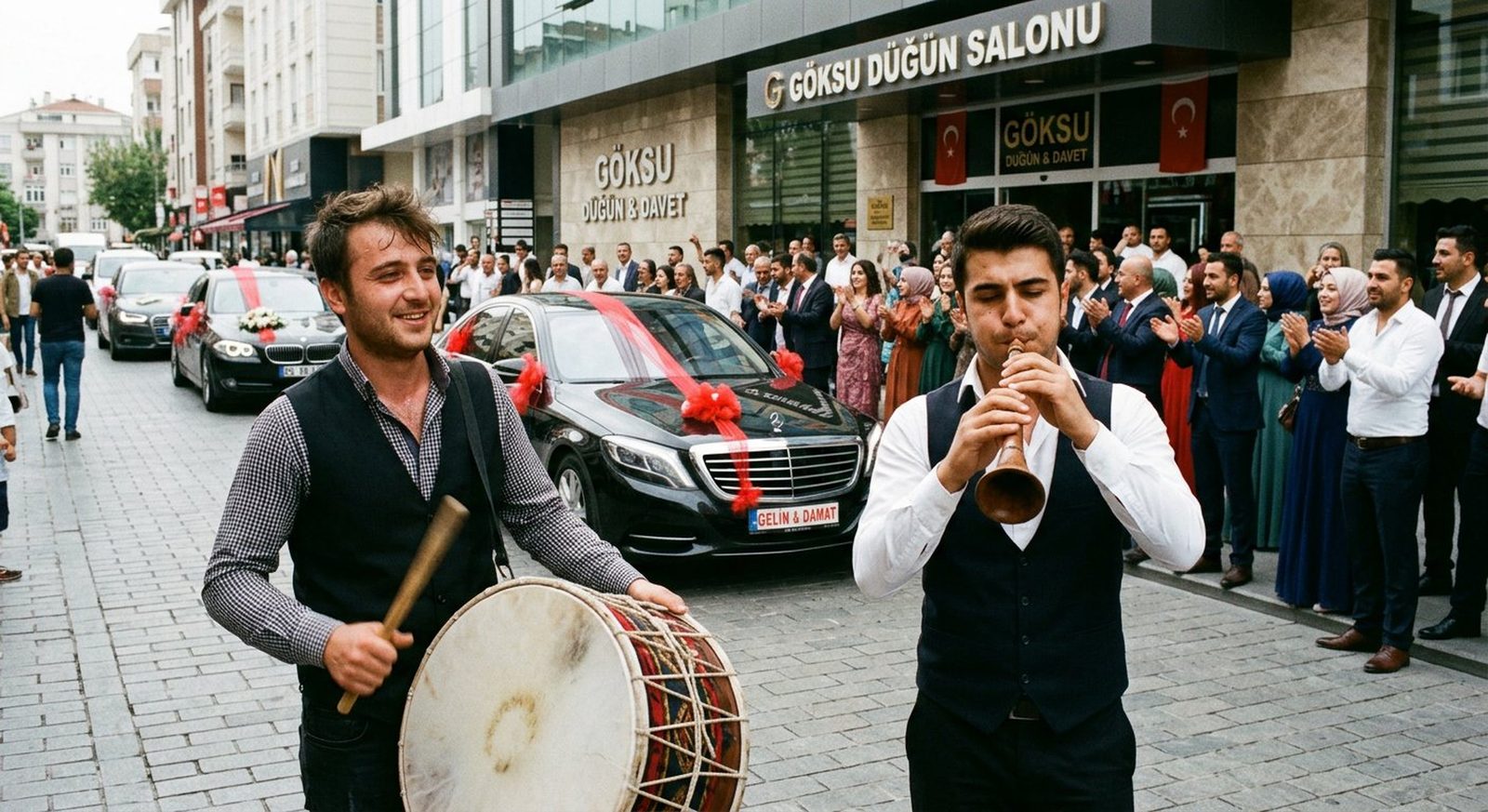 Yat partisinde davulcu