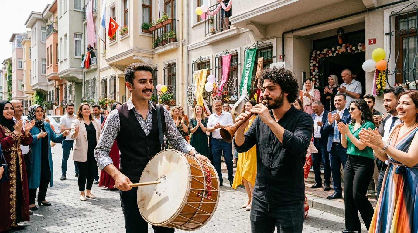 Salon Düğünü Davul Zurna - İzmir Davul Ekibi Kiralama